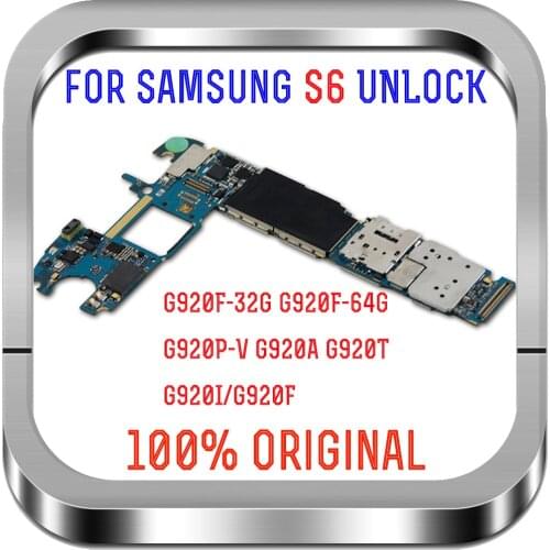 Europe Version 32GB For Samsung Galaxy S6 Motherboard G920F G920P G920V G920A G920T G920I Motherboard With Chips