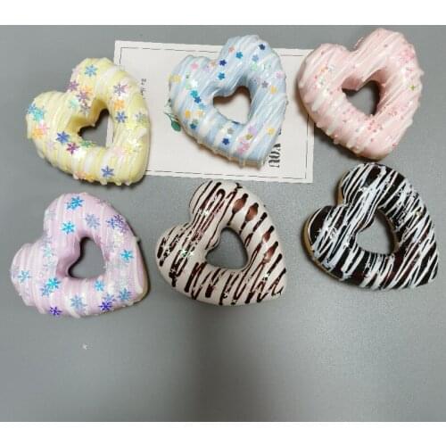 New Arrive Artificial Cake Children Teaching Aids Simulation Cake Life Like Heart Bread Cute Cake Shop Display Home Decoration