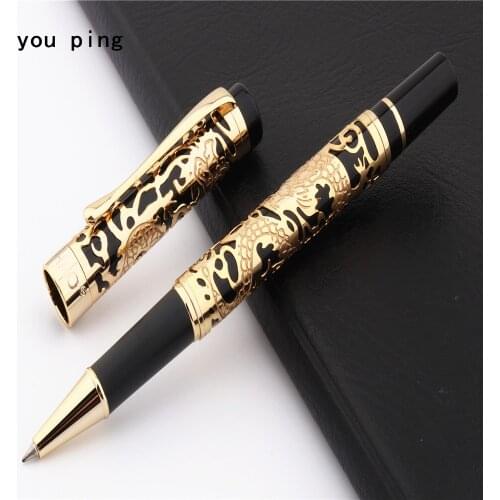 JINHAO 5000 Black Century Dragon Relievo Colour Business office Rollerball Pen Dragons Spirit