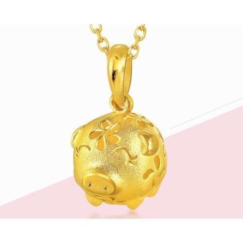 KOFSAC 2019 Hot Sale Fashion Zodiac Pig Necklace Silver 925 Cute Gold Pig Pendant Necklaces For Women Jewelry Girl Birthday Gift