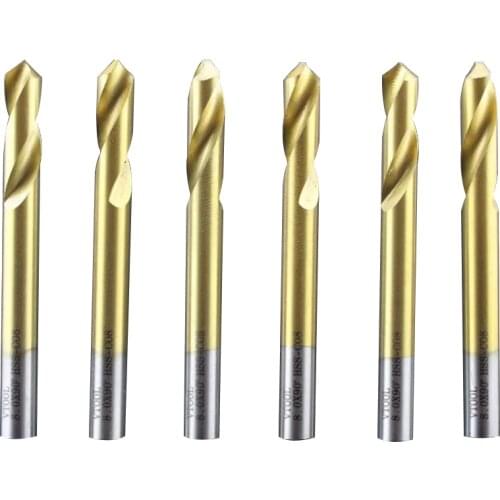 3-12mm M42 Cobalt HSS-Co 8%Titanium Coated Spot Drill Bit Location Center Drilling And Guide Chamfering For Stainless Steel
