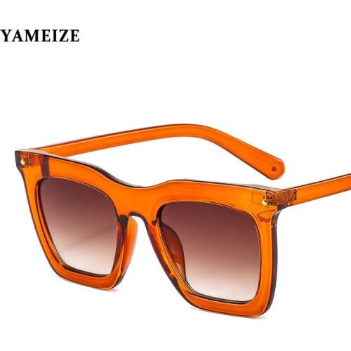 YAMEIZE Vintage Square Sunglasses Women Men Brand Designer Fashion Retro Sun Glasses Female Male Eyewear Driving Oculos De Sol