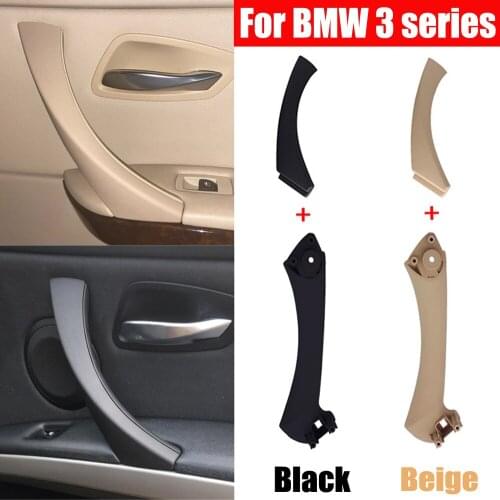 For BMW E90 E91 For BMW 3-Series Car Inner Door Handle Panel Sedan Pull Trim Cover 51417230849 51416971289 51417230853
