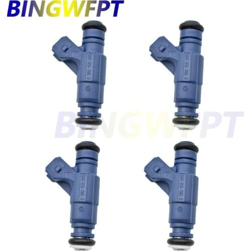 New Set 4 Fuel Injector Nozzle 0280156065 06B133551M For Audi A4 A6 B5 B6 B7 C5 VW Passat 1.8L Seat Exeo Skoda Superb Injection