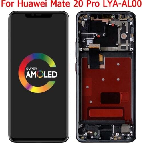 6.39" Original LCD For Huawei Mate 20 Pro LCD Display With Frame Mate 20 Pro LYA-L29 Display Touch Screen Digitizer Panel Parts