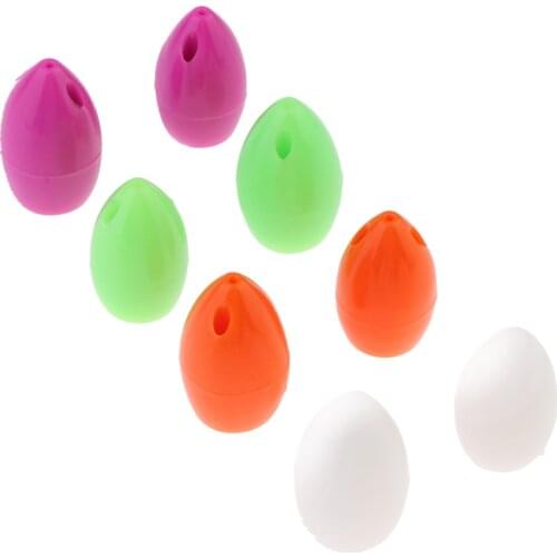 Perfeclan 8 Pieces Bombarda Floating Trout Pose Fly Fishing Floats 3.2g+4.2g