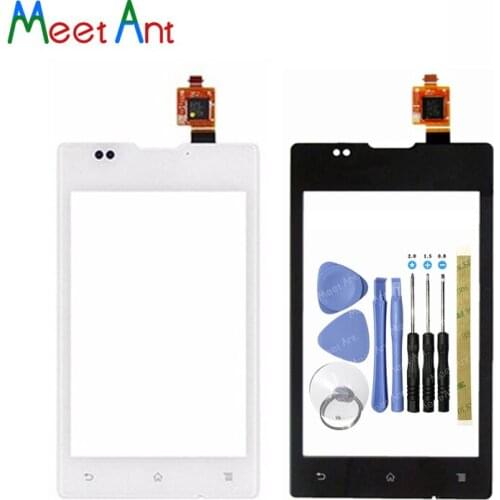 High Quality 4.0" For Sony Xperia E C1505 C1504 C1605 Falcon D200X Touch Screen Digitizer Front Glass Lens Sensor Panel