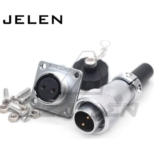 WEIPU WS16 serie 2 3 4 5 7 9 10 pin male plug female socket connector Metal waterproof connector, LED power wire cable plug