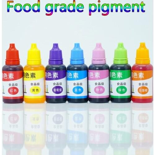 X6HD 7 Colors 20ml Liquid Epoxy Resin Pigment DIY Handmade Scented Candle Coloring Colorants