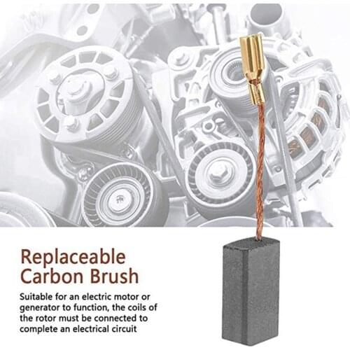For Motor Angle Grinder Carbon Brushes 15x8x5mm Replacement Spare parts