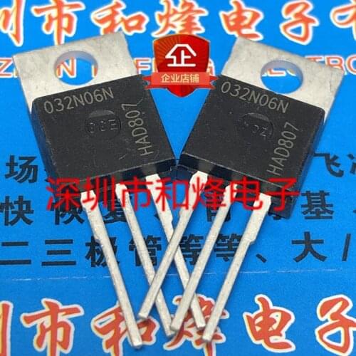 10PCS 032N06N IPP032N06N3G TO-220 60V 120A 100% New&original