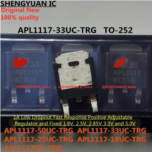 20pcs APL1117 APL1117-33UC-TRG APL1117-33UC-TRL APL1117-18UC-TRG APL1117-18UC-TRL APL1117UC-TRG APL1117UC-TRL APL1117UC New100