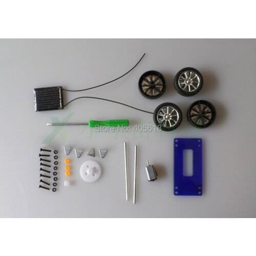New 5pcs Model miniature of delight mini solar car diy for production technology teenage enlightenment toy high quality