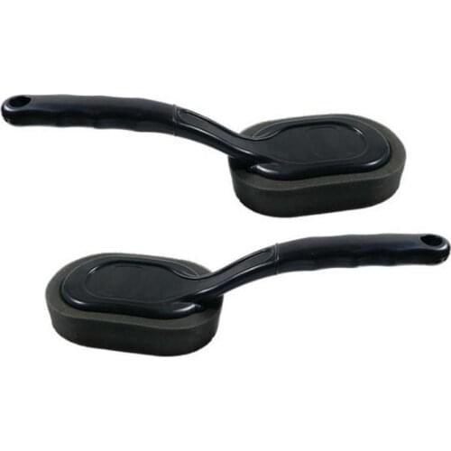 Automobile Tire Wax Brush Sponge Brush With Long Handle Brush High Density & Wear Resistant High Strength ABS Handle