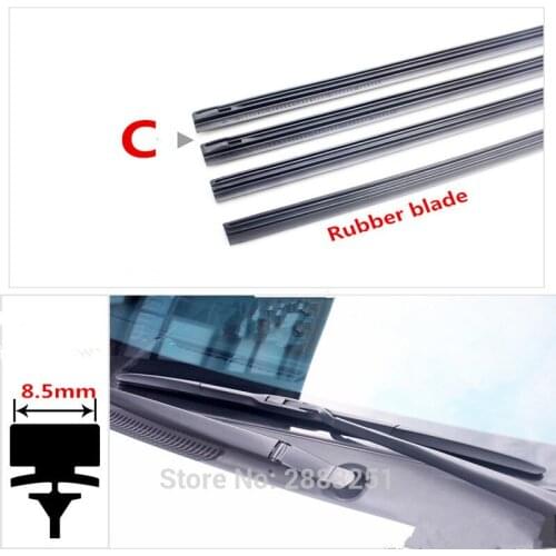 Free shipping 2pcs Car Wiper blade (Refill) Rubber strip for infiniti FX35 windscreen wipers car Accessories