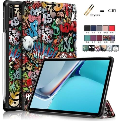 For Huawei MatePad 11 Case Slim PU Leather Stand Cover Shockproof Protector Case For Funda Huawei Matepad 11 2021 Case Coque