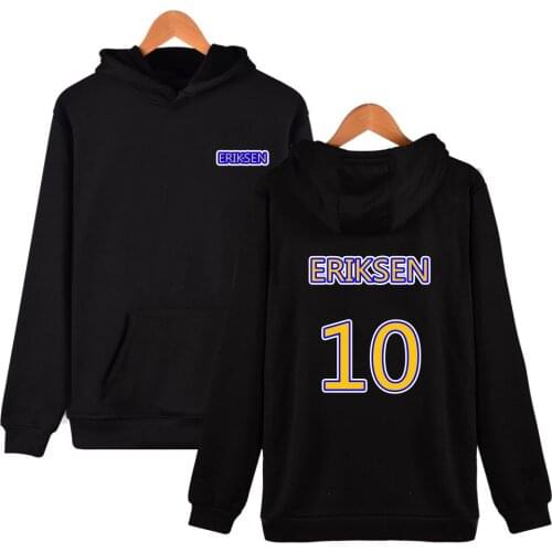 Denmark Eriksen Hoodie No. 10 Jersey Print Clothes Christian Eriksen Streetwear Sweatshirt Classic Men/women Pullovers Kids Tops