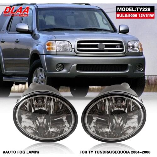DLAA For TUNDRA SEQUOIA 2004 2005 2006 Front Fog Lights Car Styling Spot Light Fog Lamps With Switch - 1 Pair