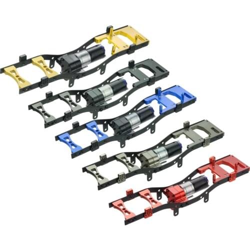 Metal RC Body Chassis Frame Kit Fits for WPL C14 C24 1/16 Car Upgrade Truck Car Spare Parts Wheelbase Assemble Shell Frame