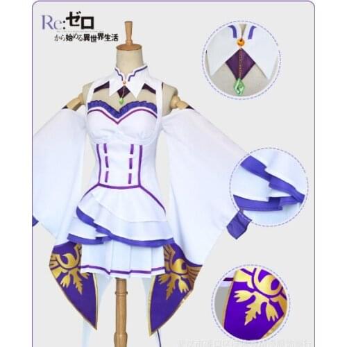 Cos for Emil ia Hostess Cosplay dress dress suit cosplay Em ily Asia Lolita princess dress costume