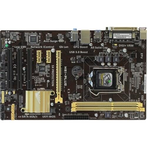 For Asus H81-PLUS Desktop Motherboard H81 Socket LGA 1150 i3 i5 i7 DDR3 16G ATX UEFI BIOS Original Used Mainboard Hot Sale