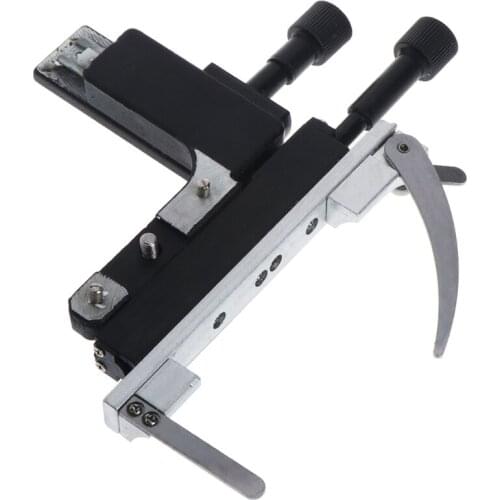 Microscope Attachable Mechanical Stage X-Y Moveable Caliper Vernier with Scale