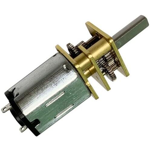 DC 3V/6V/12V N20 Mini Micro Gear Motor with Gearwheel DC Motors 15/30/50/60/100/200/300/500/1000RPM