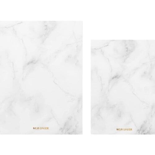 A5 Marble Soft Planner Notebook A5 B5 Grid Line Blank School Notepad Journal Kawaii Time Daily Plan Schedule Book Stationery