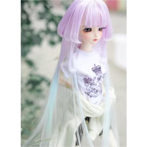 1/4 MSD Minifee Wig,1/3 BJD Wig for SD/Smart Doll/Dollfied Dream Doll Accesories,Fashion Doll Wig Multicolor Wig