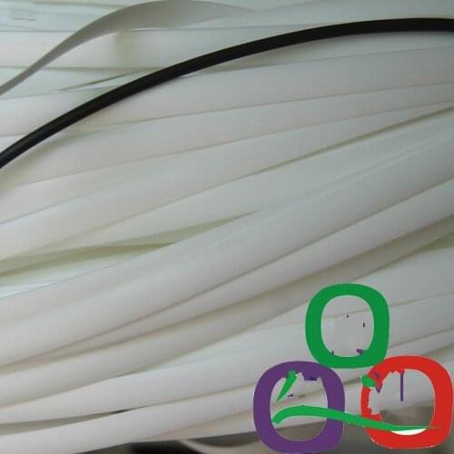 500G 60M White color flat Synthetic plastic rattan weaving material plastic knit repair chair table Plastic PE Rattan