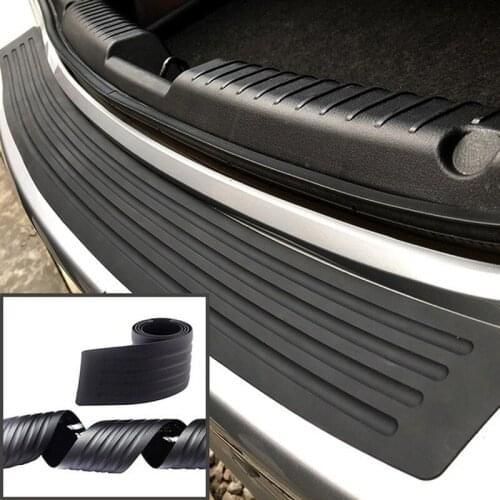 Rubber Protective Strip Car Trunk Rear Bumper Strip Bumper Anti-collision Anti-scratch Tailgate Trim Strip Guard Plate Threshold