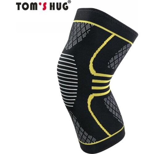 1 Pair Knee Support Protect Sleeve Sport Kneepad Toms Hug Brand Fitness Running Cycling Braces Elastic Nylon Gym Knee Pad Warm