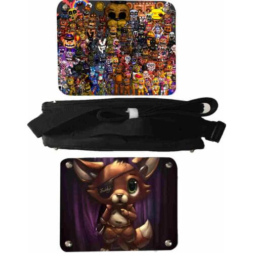 FNAF Pencil Bag UT Unicorn Anime Freddy Foxy Chica Cat Dog Wolf Pouch Case Women Men Teenagers Boys Girls Kid School Lunch Box