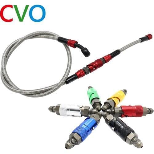 CVO Aerospace Aluminum Alloy 800cm to 1200cm Reinforced Hydraulic Motorcycle Brake Hose Braided Motorcycle Brake Tube