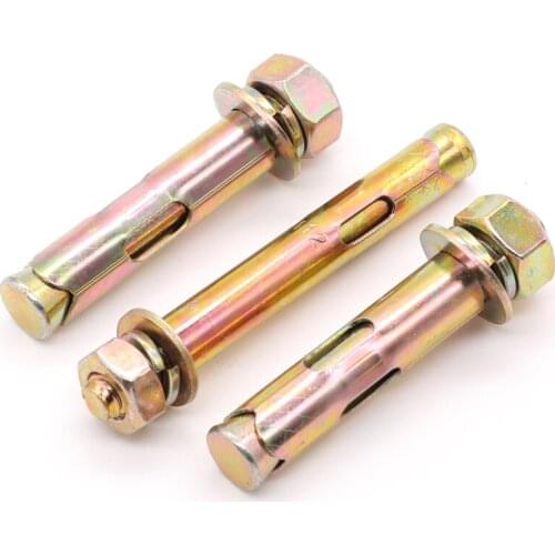 Explosion screw tube pulled by iron color zinc external expansion bolt M6 M8 M10 M12 M14