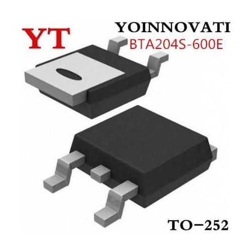 20pcs/lot BTA204S-600E BTA204S-600 BTA204S 204S6E TO-252 IC