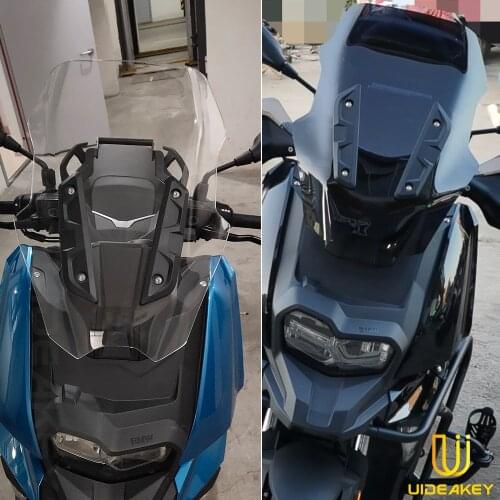 For BMW C400X 2019 2020 2021 Motorcycle Accessories Front Windshield Glass Windscreen Windshield Deflector Protector Wind Screen