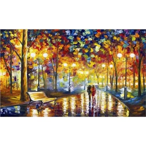 DIY Diamond Painting Full of Diamond Forest Dot Diamond Cross Stitch Decorative Painting Home Decoration Mural