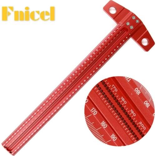 Woodworking Scribe 60-600mm T-type Ruler Scribing ruler Aluminum alloy Line Drawing Marking Gauge DIY Measuring Tools