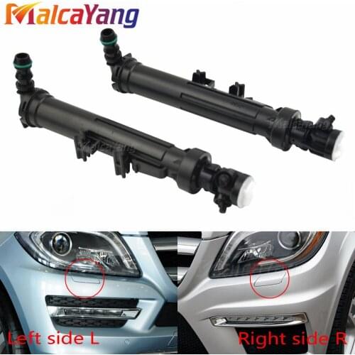 For Mer cedes W166 ML350 BLUETEC 4MATIC SPORT UTILITY 4-DOOR 2012 2013 ML550 Left&Right Headlight Washer Nozzle Cylinder
