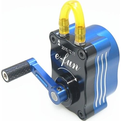 Hitec E-Fun full metal hand crank oil pump methanol/petrol fixed wing drone oil pump rc drone aircraft parts