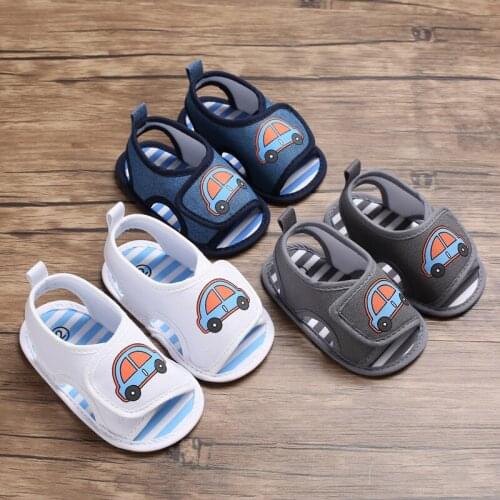 Summer 0-1 years old male baby car silicone non-slip baby toddler shoes