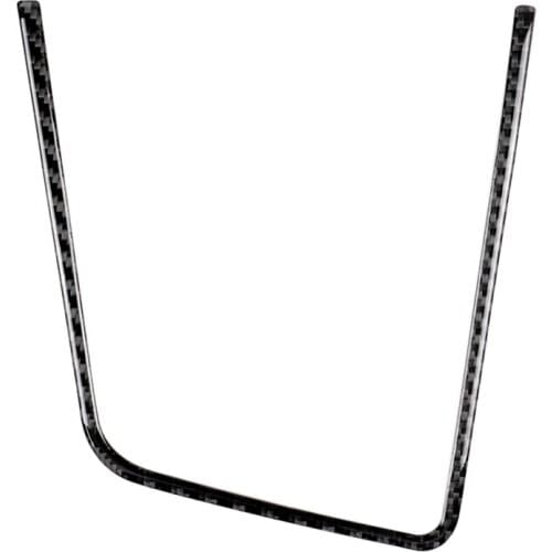 Carbon Fiber Stickers Car Interior Gear Shift Panel Cover Frame Trim Sticker Car Styling Accessories for Volkswagen Lavida