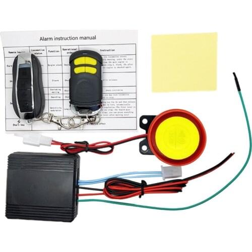 New 12V Motorcycle Bike Smart alarm that automatically Anti-theft Security Alarm System Remote Control