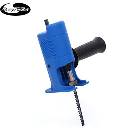 Portable Electric Sabre Saw Reciprocating Saw Modified Electric Saw Electric Drill to Scroll Saw Household Woodworking Cutting