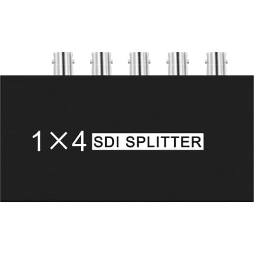 SDI Splitter 1x4 Video Converter 3G/HD/SDI repeater support 1080P Distribution Extender for Projector Monitor Camera