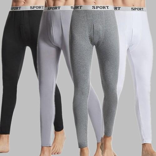 Autumn Winter Mens Thermal Underwear Warm Long Johns Elasticity Thermal Pants Warm Thermo Underwear Leggings Thermo Clothes