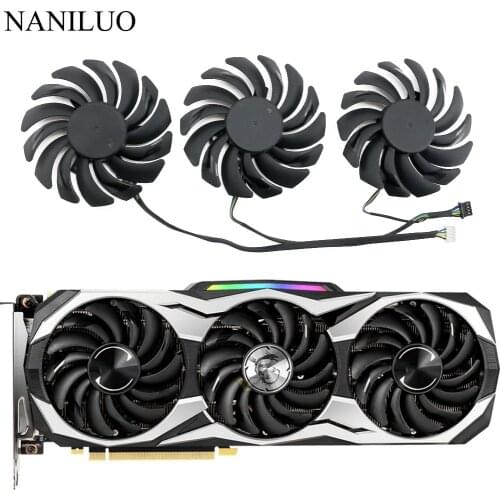 87MM PLD09210S12HH RTX2070 RTX2080 RTX2080Ti DC12V for MSI GeForce RTX 2070 2080 2080Ti DUKE OC Graphics Video card fan