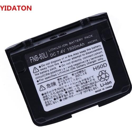 YAESU FNB-80Li Rechargeable Li-ion battery 1500mAh for Vertex VX7R VX-5 VX-5R VX-6R VX-6E VXA-700 VXA-710 YAESU radio battery