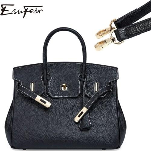 Genuine Leather Women Handbag Classic Shoulder Bag 2020 Luxury Handbags Famous Brand Fashion Tote Bags Designer Crossbody Bag